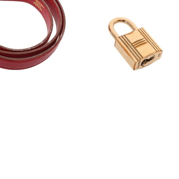 HERMES Kelly 32 Outer stitch 2WAY Rouge vif hand bag 800000138376000 - Picture 9 of 10